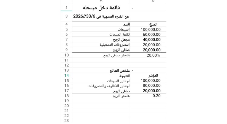 إعداد التقارير المحاسبية الشهرية ومتابعة حسابات العملاء والموردين