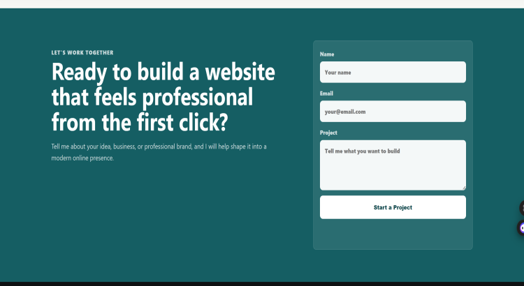 Portfolio website يعرض اعمالك بشكل احترافي للحصول على فرص عمل بسهولة
