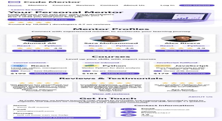 تصميم Landing page باحترفية